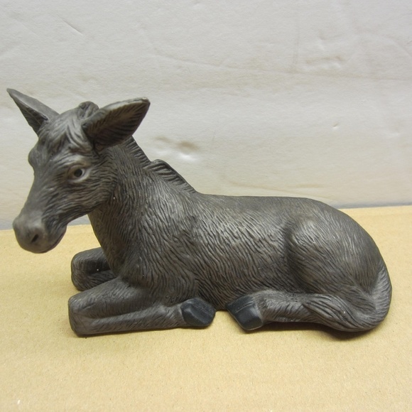 Kirkland Nativity Donkey 3x5”Porcelain Replacement Piece‎ ONLY Christmas,Holiday - Picture 2 of 8